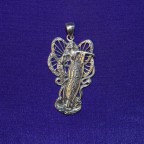 Lotus Fairy Silver Pendant